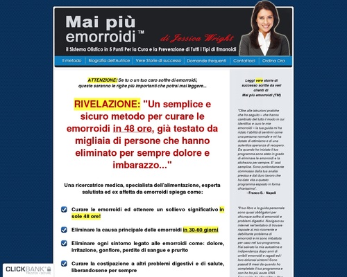 Mai più emorroidi (TM) - Elimina le emorroidi e la costipazione olisticamente