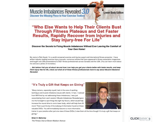 Muscle Imbalances Revealed |