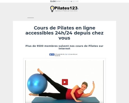 Cours de Pilates en ligne